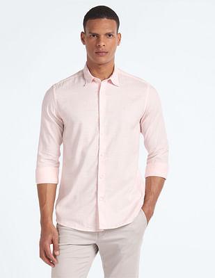 cotton slim fit shirt