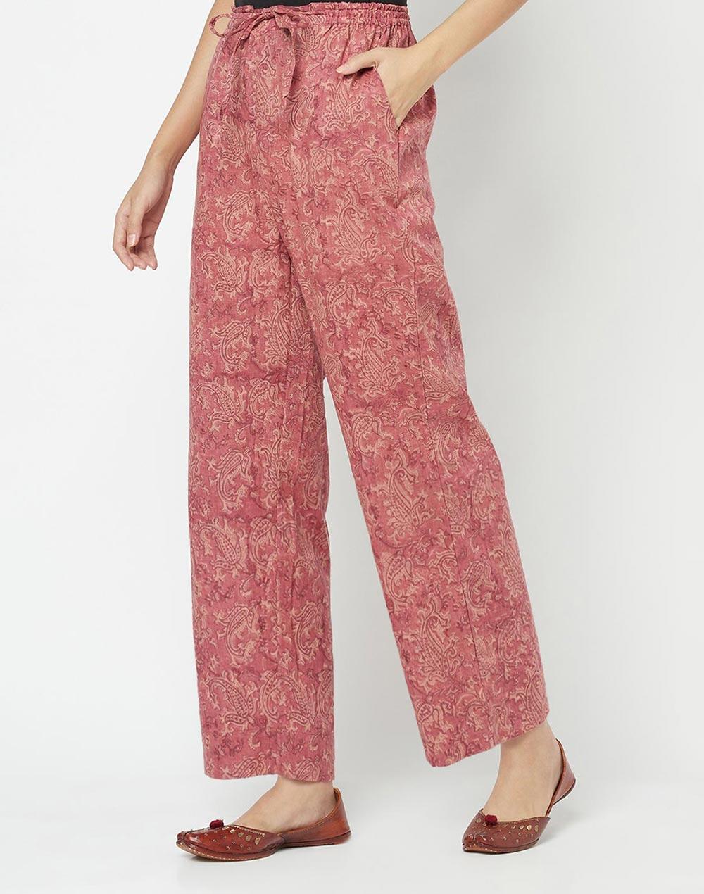 cotton slub casual pant