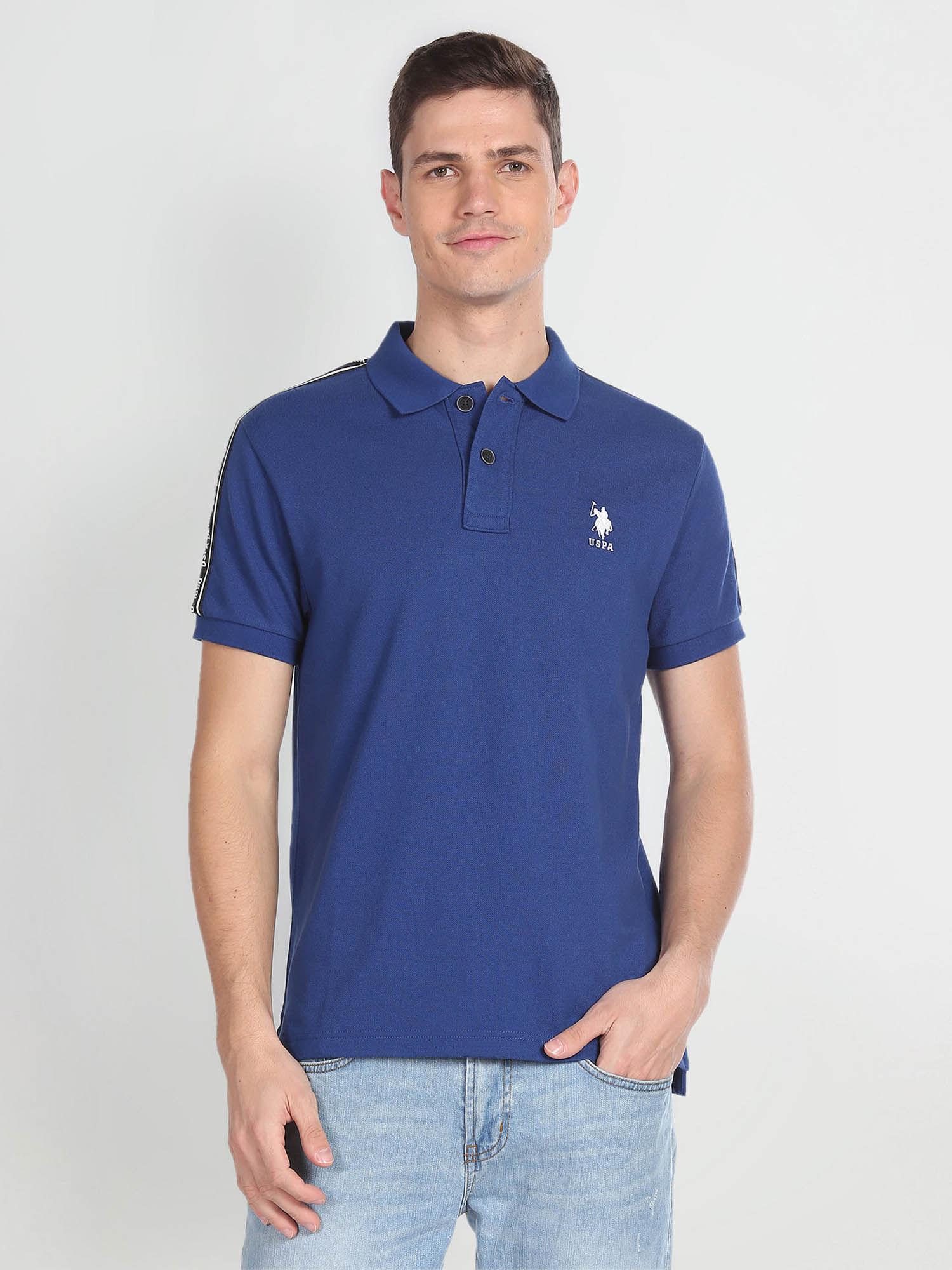 cotton solid polo t-shirt