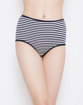 cotton spandex high-waist outer elastic hipster panties