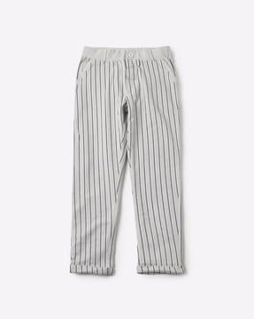 cotton striped pants