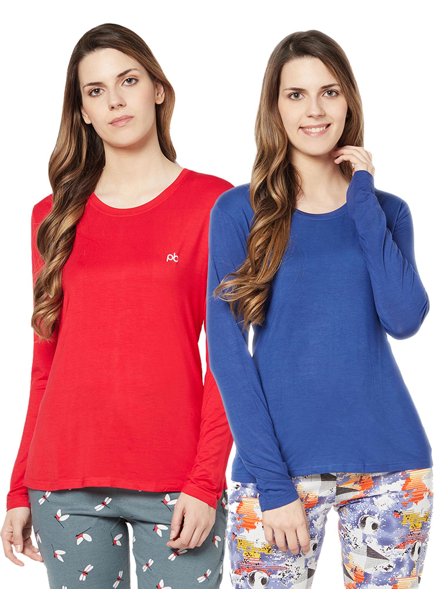 cotton t-shirt pack of 2 - multi-color