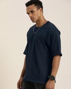 cotton t-shirt with round neck