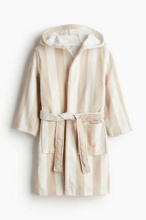 cotton terry dressing gown