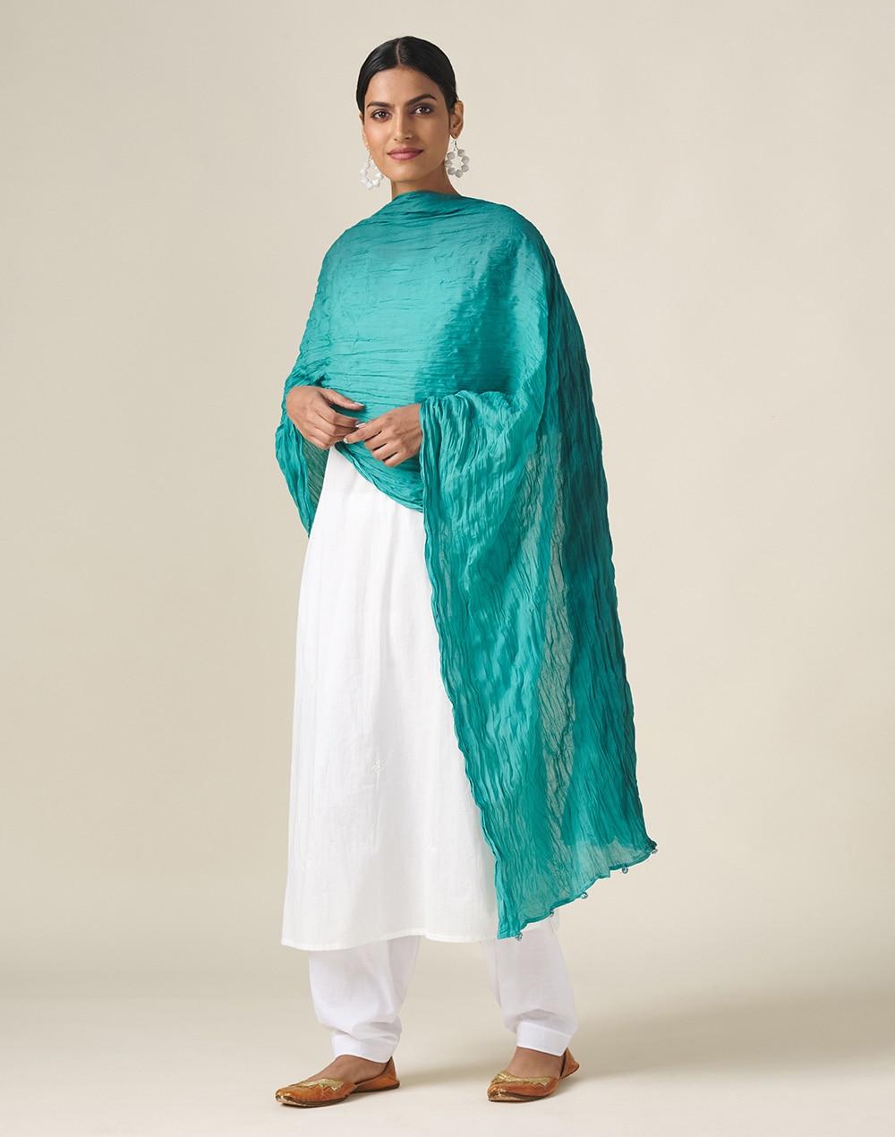 cotton tie and dye dupatta