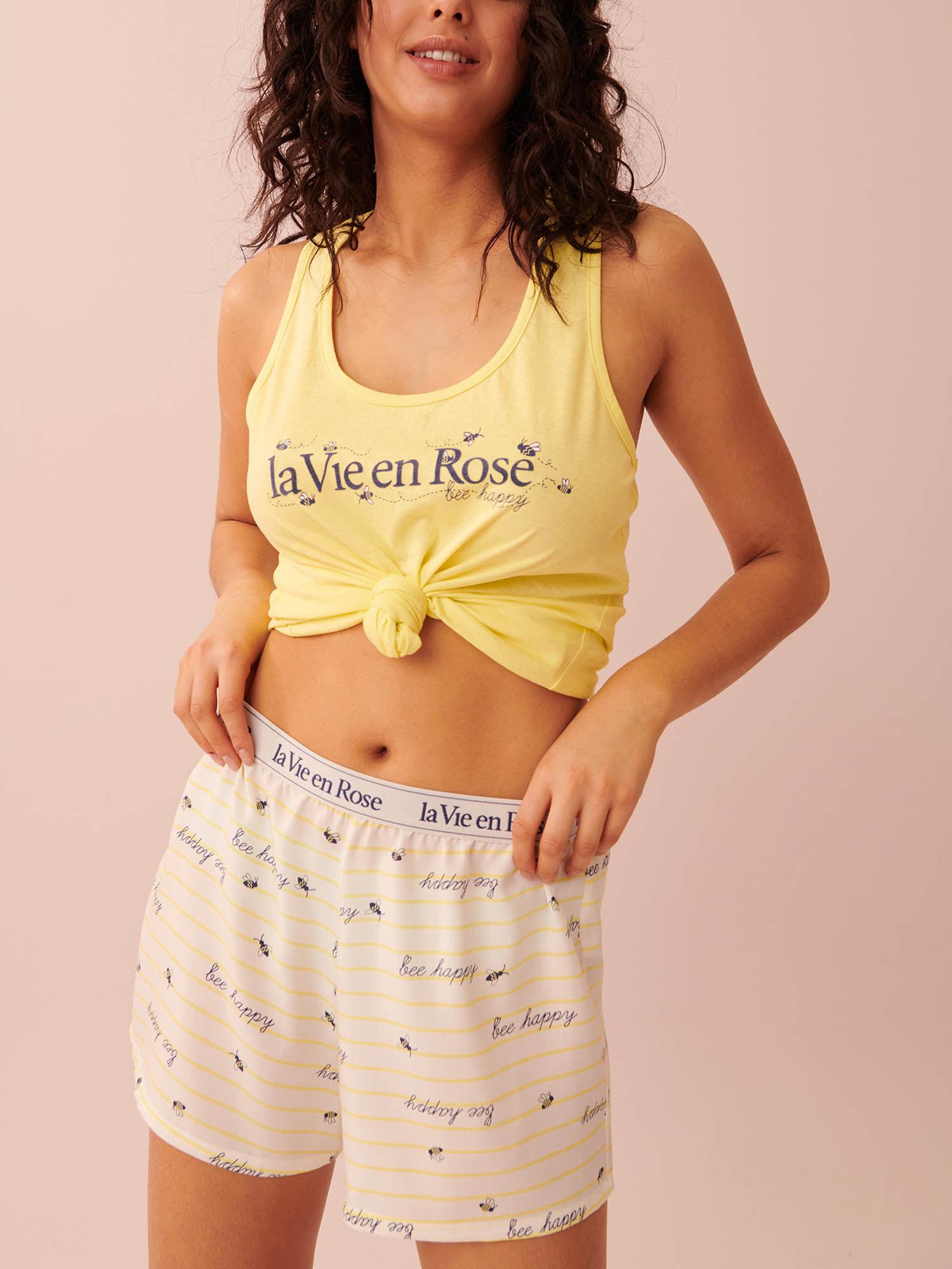 cotton top and shorts (set of 2)