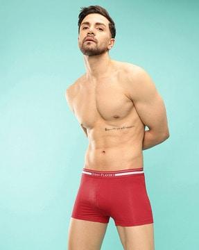 cotton trunks with contoured crotch