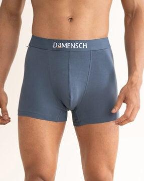 cotton trunks with elasticated waist