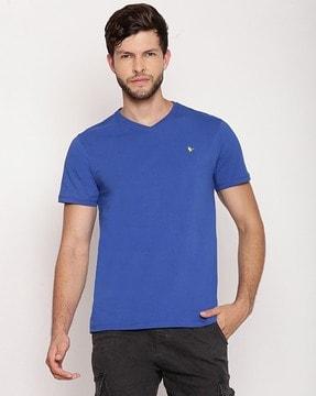 cotton v-neck t-shirt