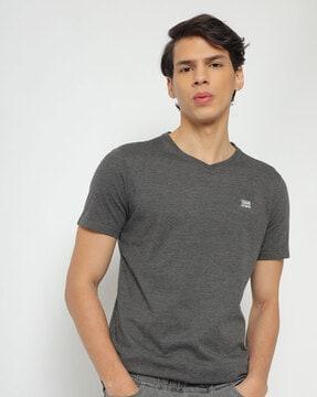 cotton v-neck t-shirt