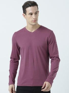 cotton v-neck t-shirt