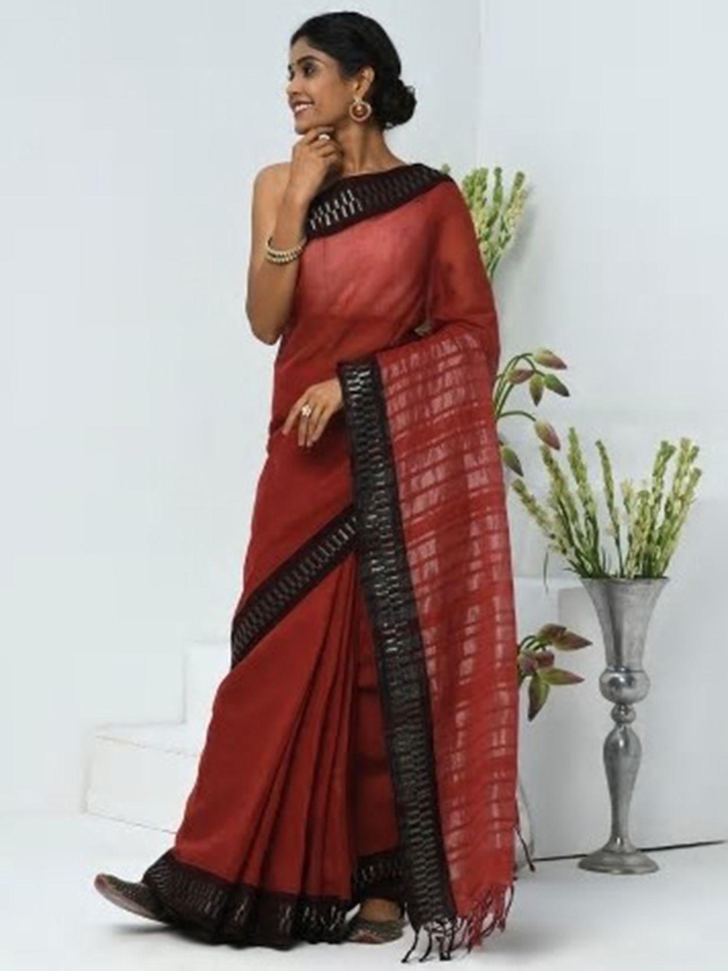 cotton woven lomm sari