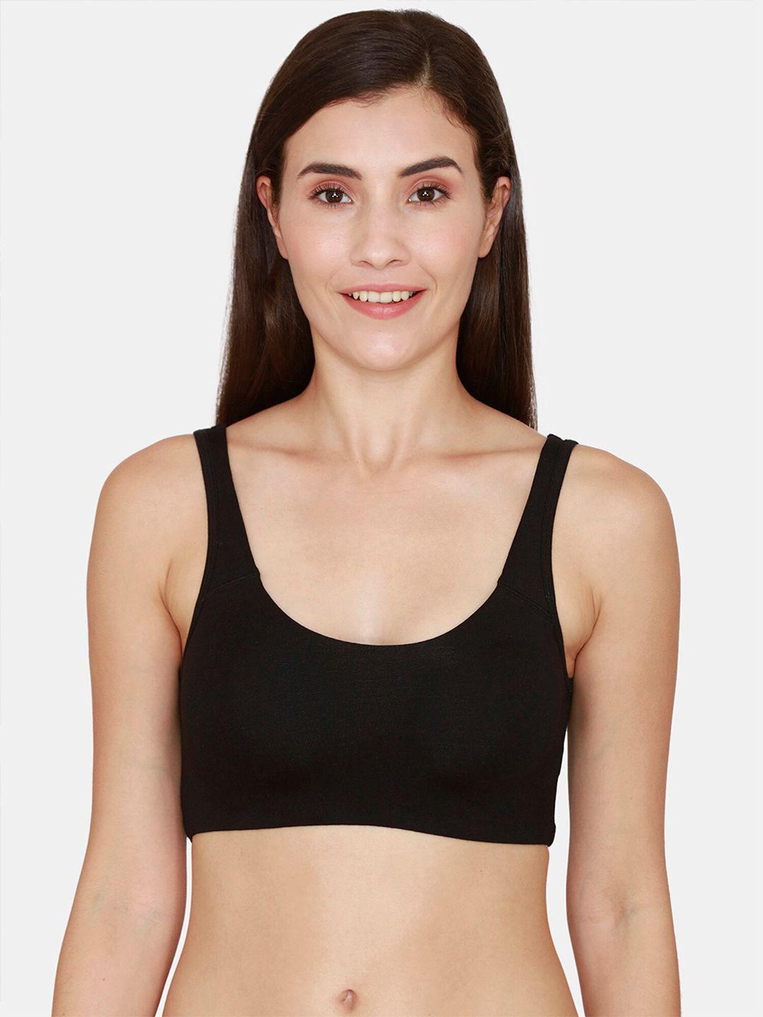 coucou by zivame black non wired non padded bra co1028fash0blak-black