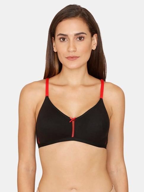 coucou by zivame black non-wired non-padded bra