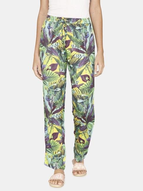 coucou by zivame multicolor printed pajamas