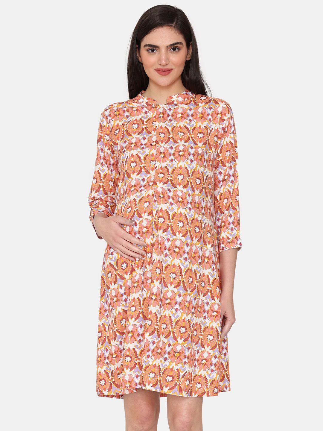 coucou by zivame printed maternity nightdress