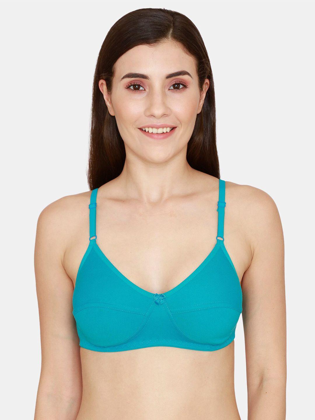 coucou by zivame turquoise blue t-shirt bra