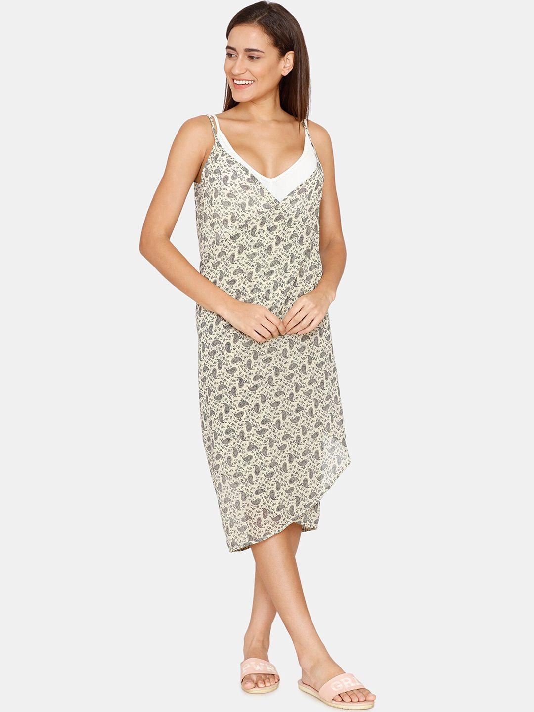 coucou by zivame women green printed sarong