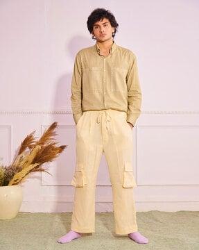 courtyard regular fit shirt with patch pockets