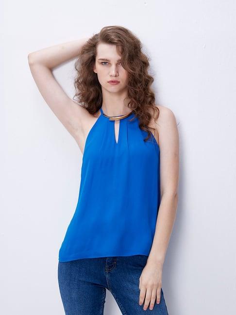 cover story blue top