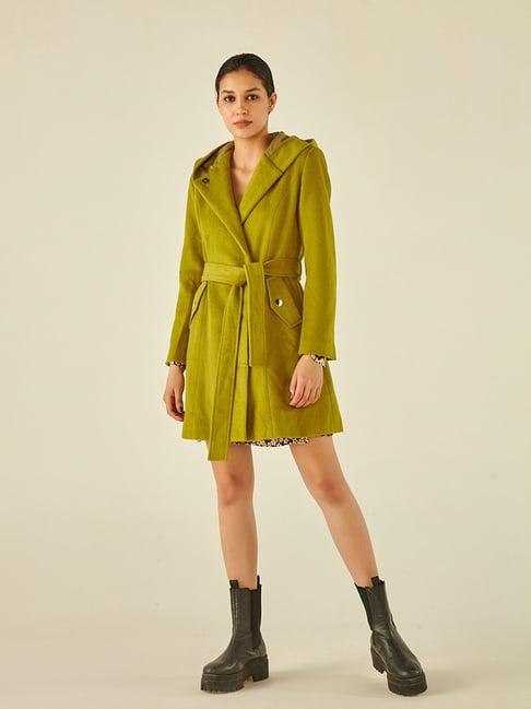 cover story green trench coat