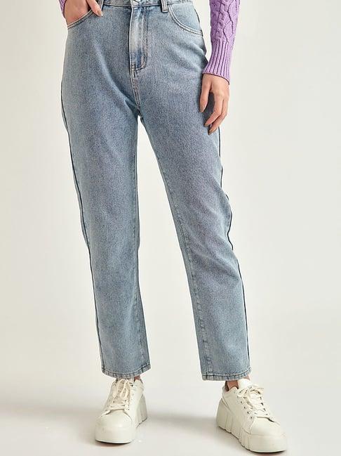 cover story blue lightly washed jeans