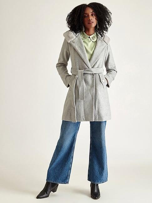 cover story grey hooded coat