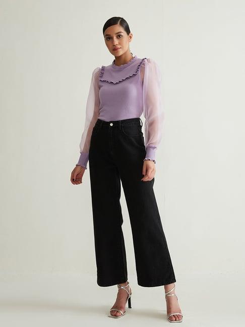 cover story lavender sweat top