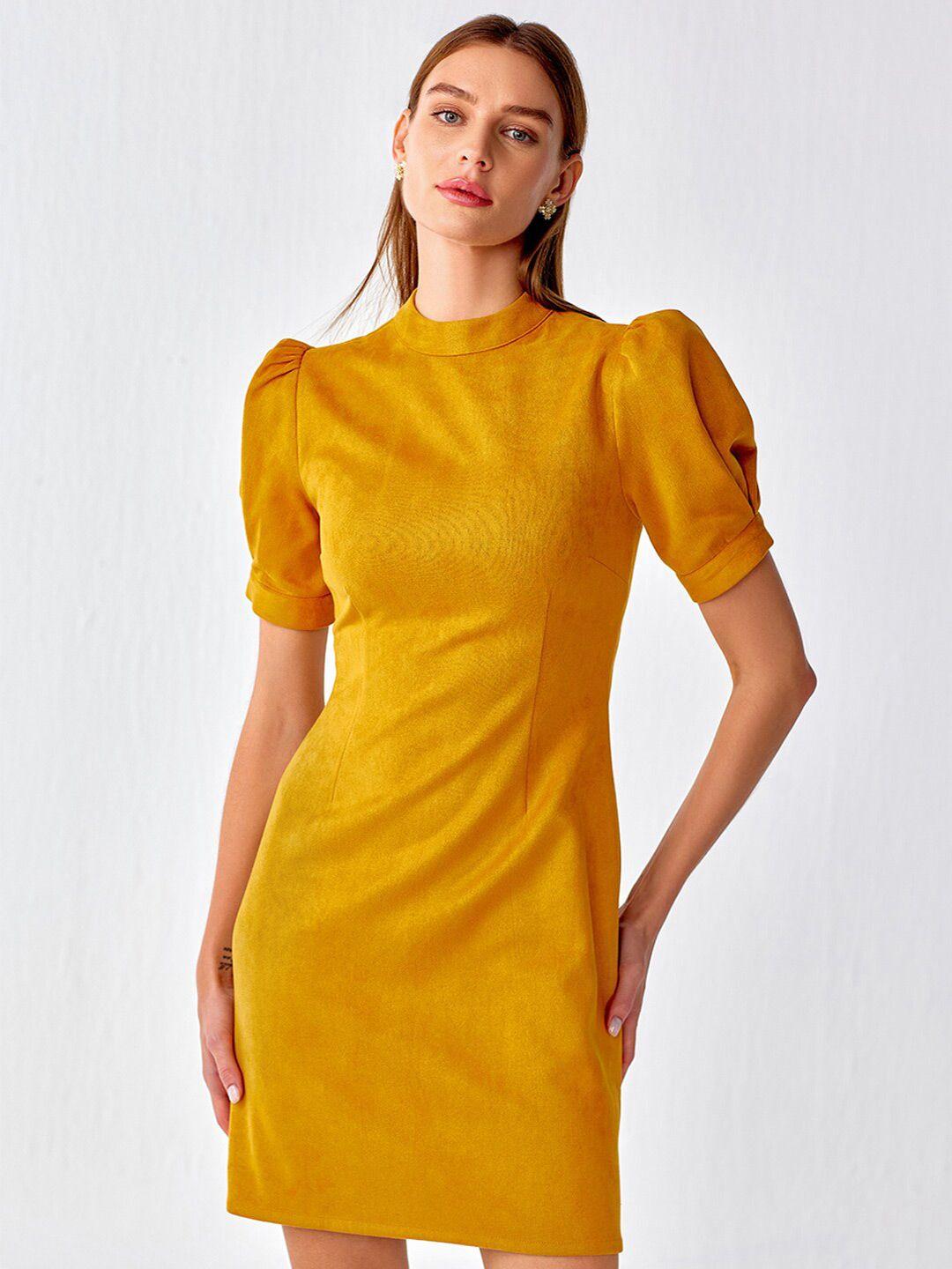 cover story mustard yellow dress