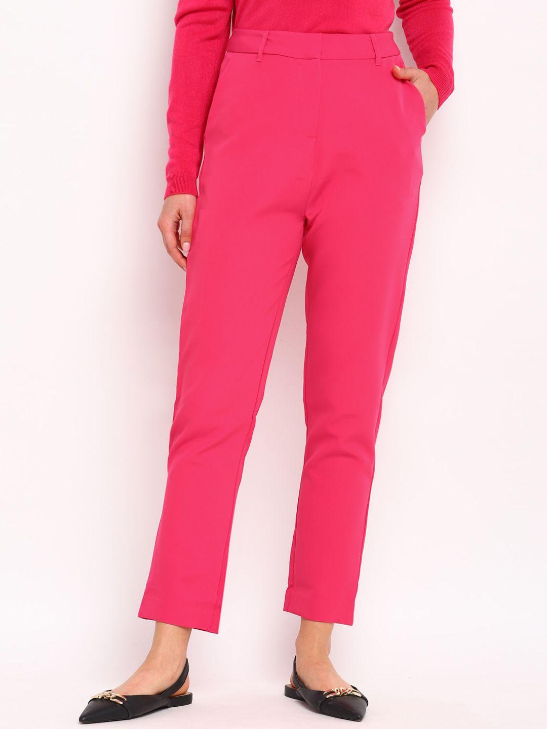 cover story women smart straight fit trousers