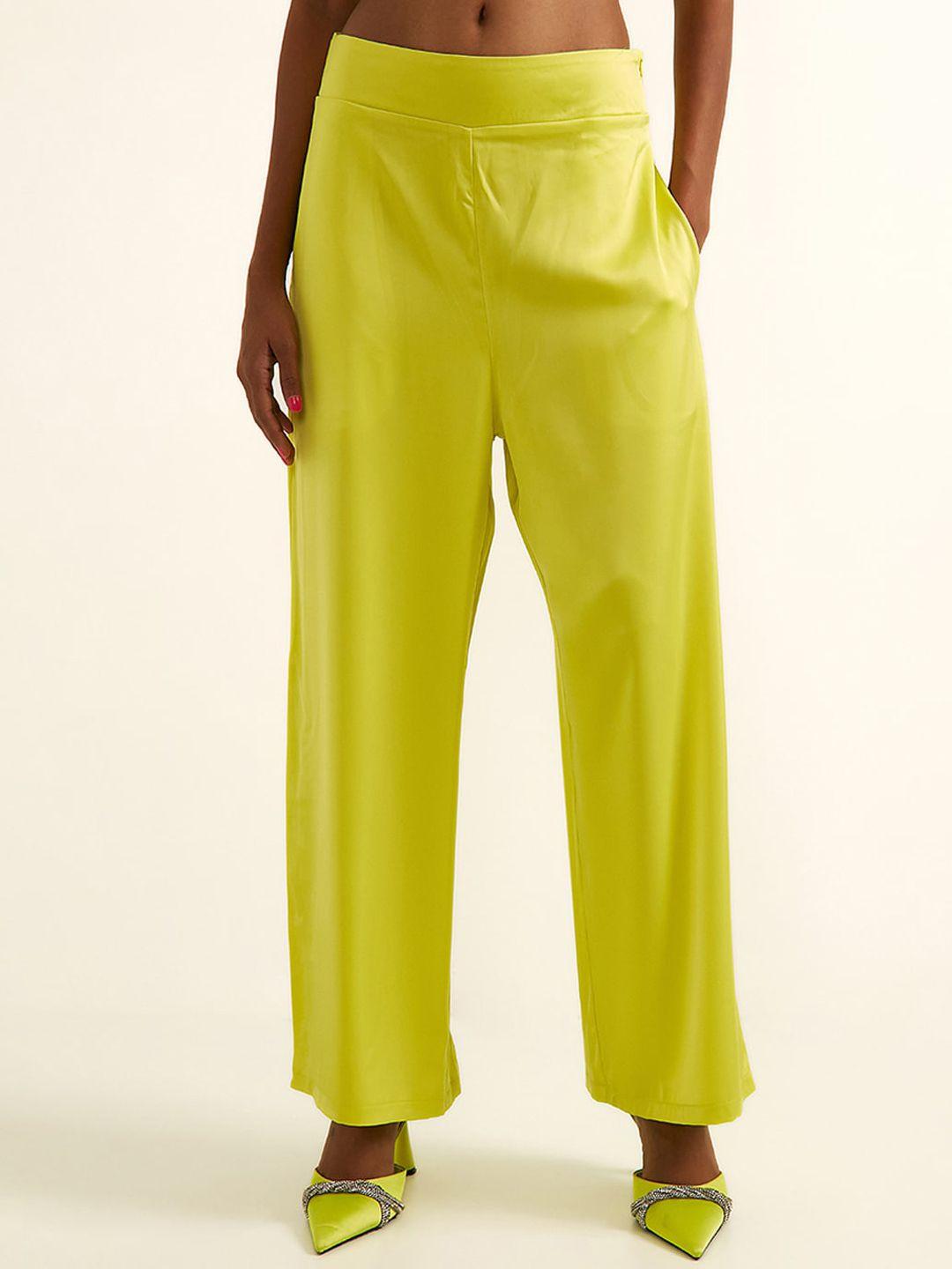 cover story women yellow trousers