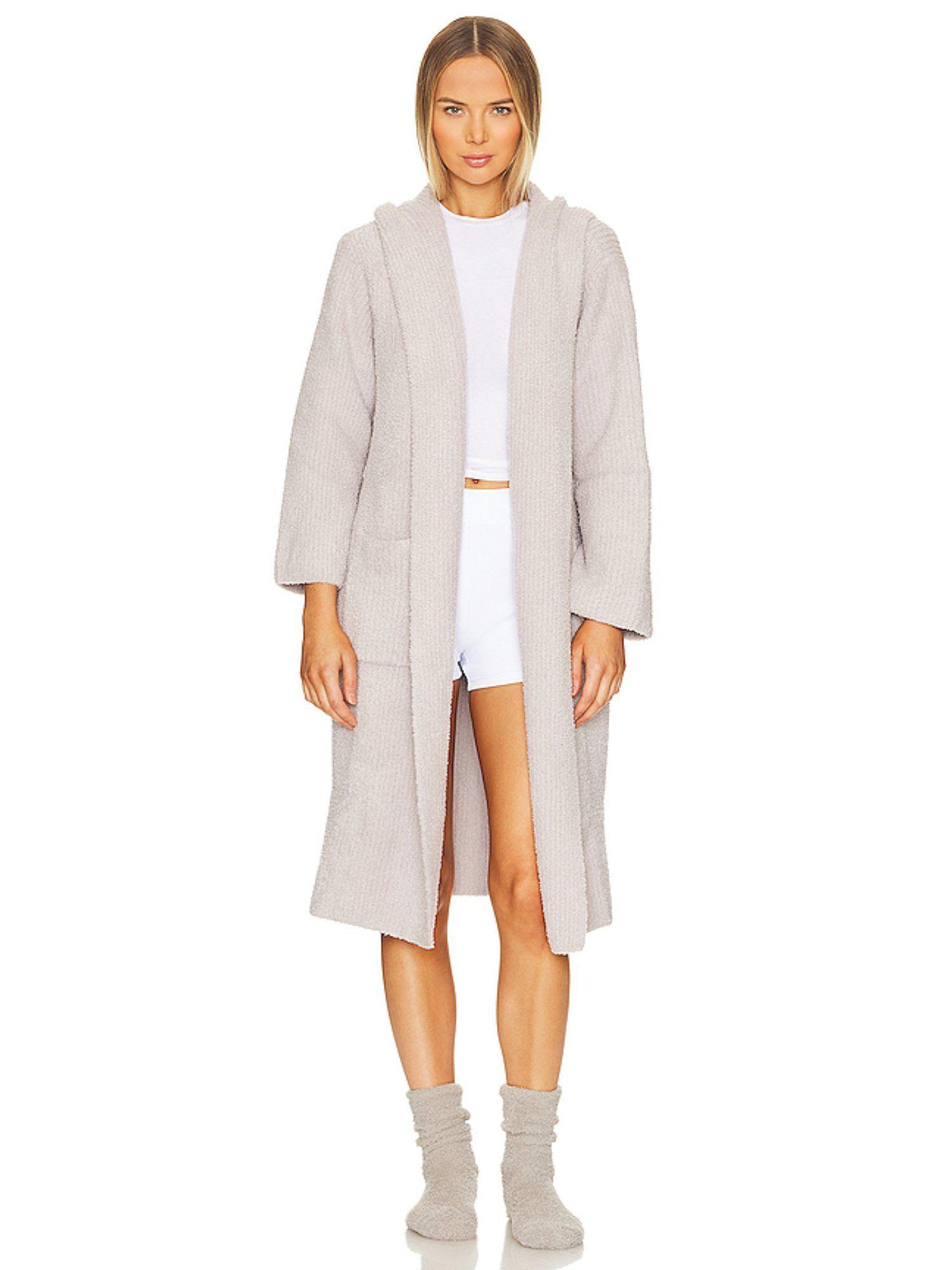 cozychic ribbed hooded robe