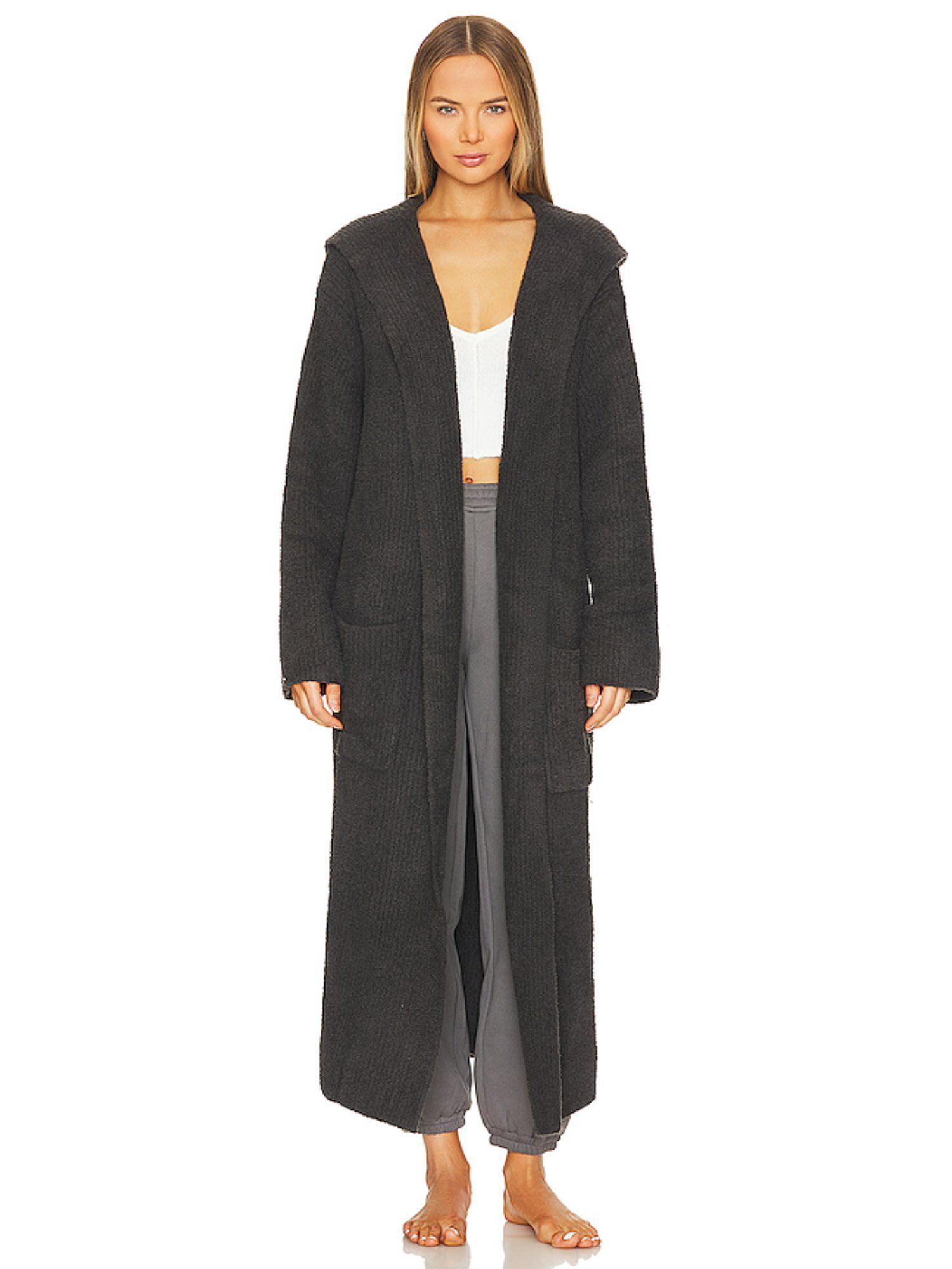 cozychic ribbed hooded robe