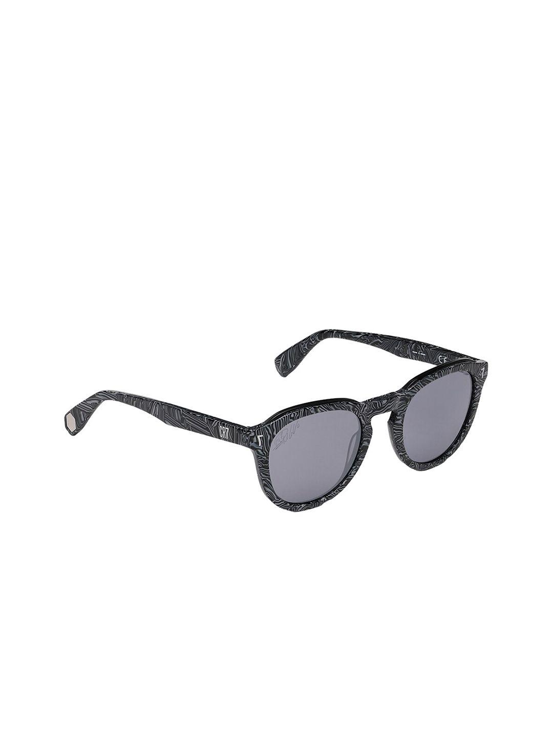 cr7 men round sunglasses with uv protected lens
