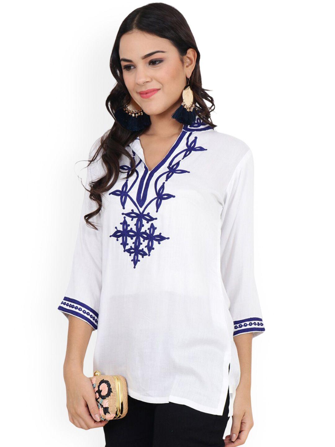 craftbazar women thread work kurta