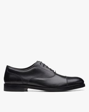 craftdean cap lace-up derby shoes