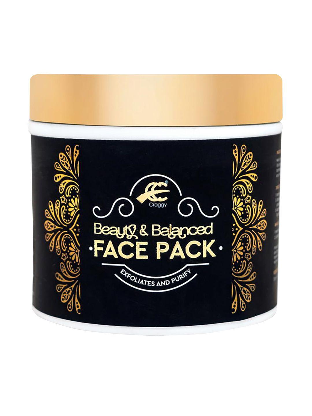 craggy cosmetic beauty & balance face pack