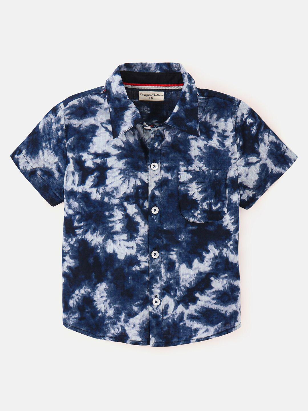 crayonflakes boys printed cotton casual shirt