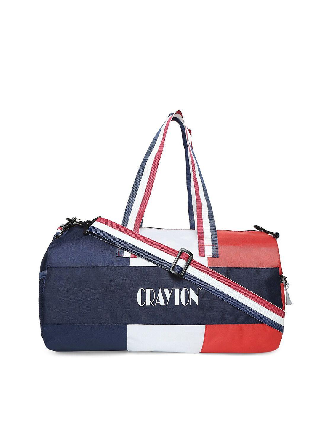 crayton colourblocked gym duffel bag