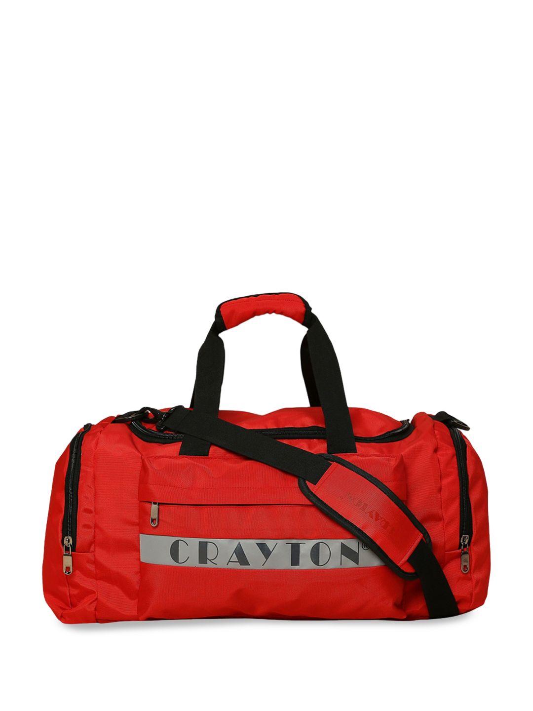 crayton printed large sports or gym duffel bag