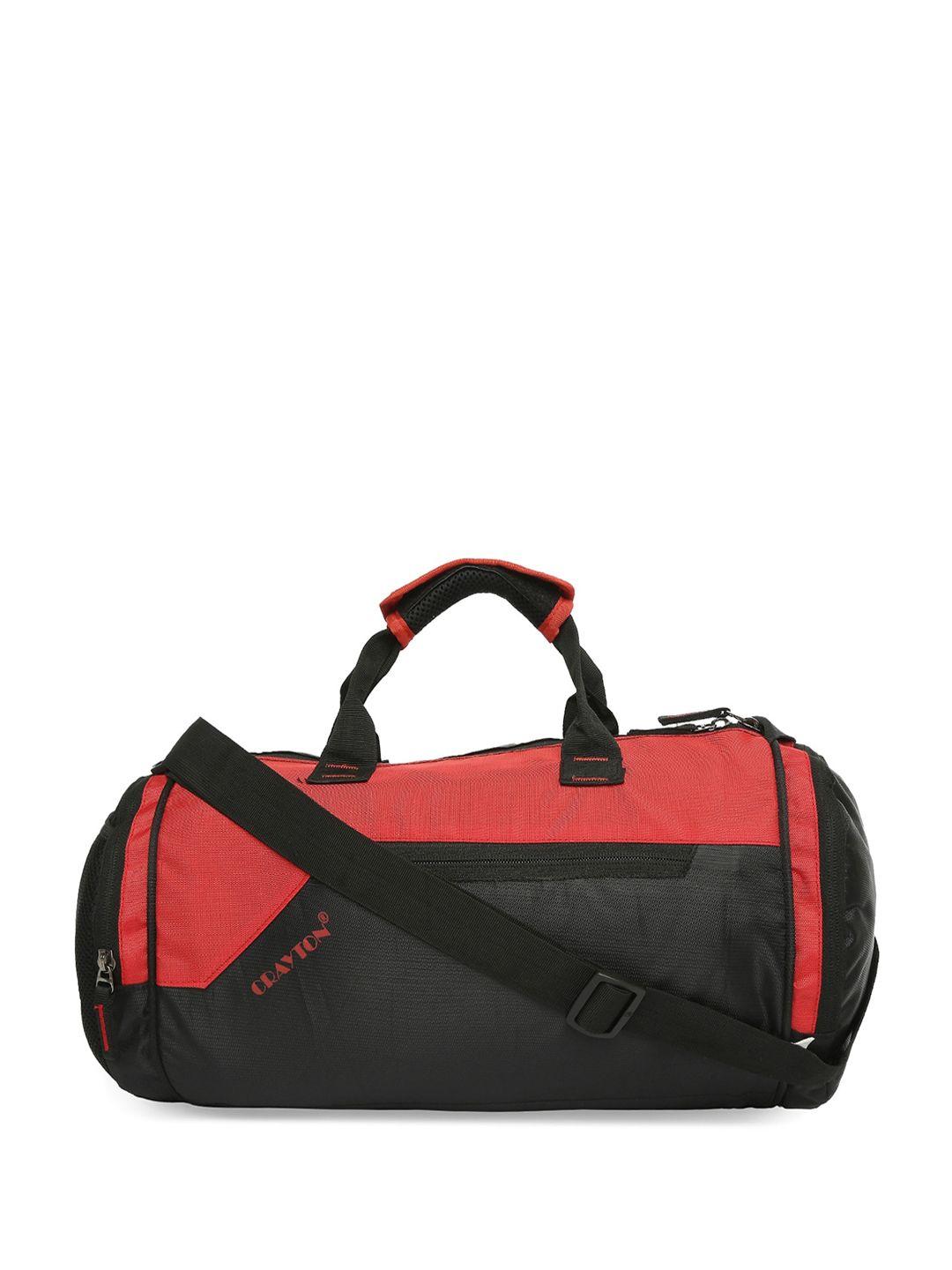 crayton unisex colourblocked water repellent duffel bag