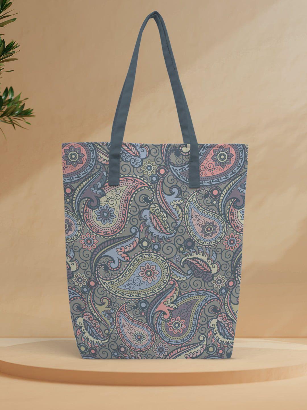 crazy corner ethnic motifs printed oversized shopper tote bag