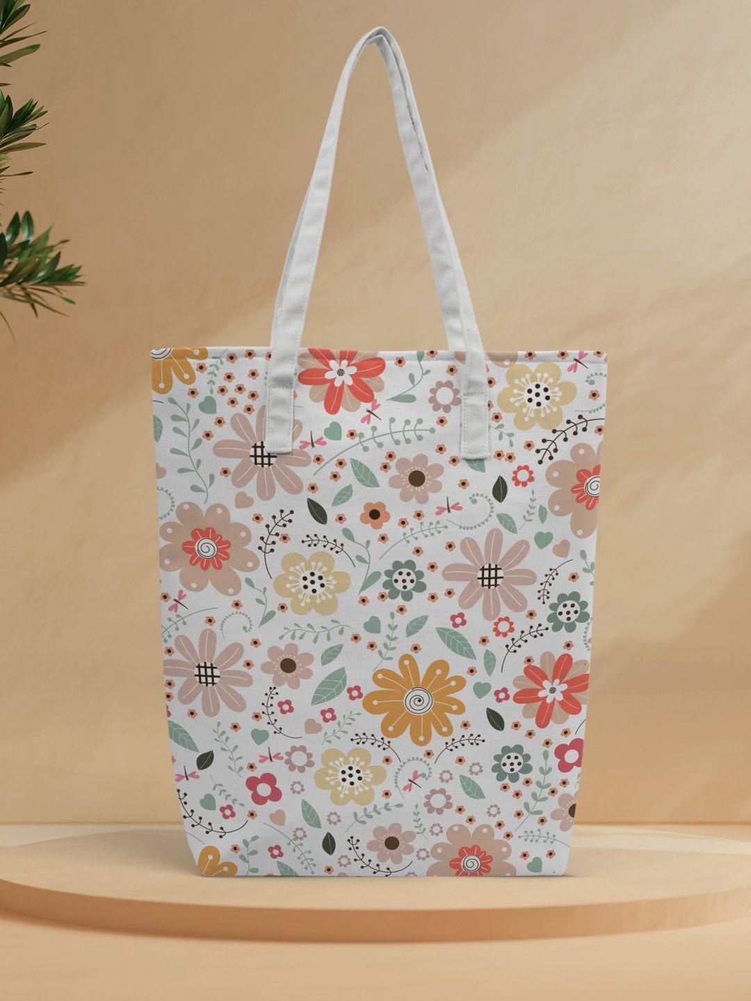 crazy corner floral printed shopper tote bag