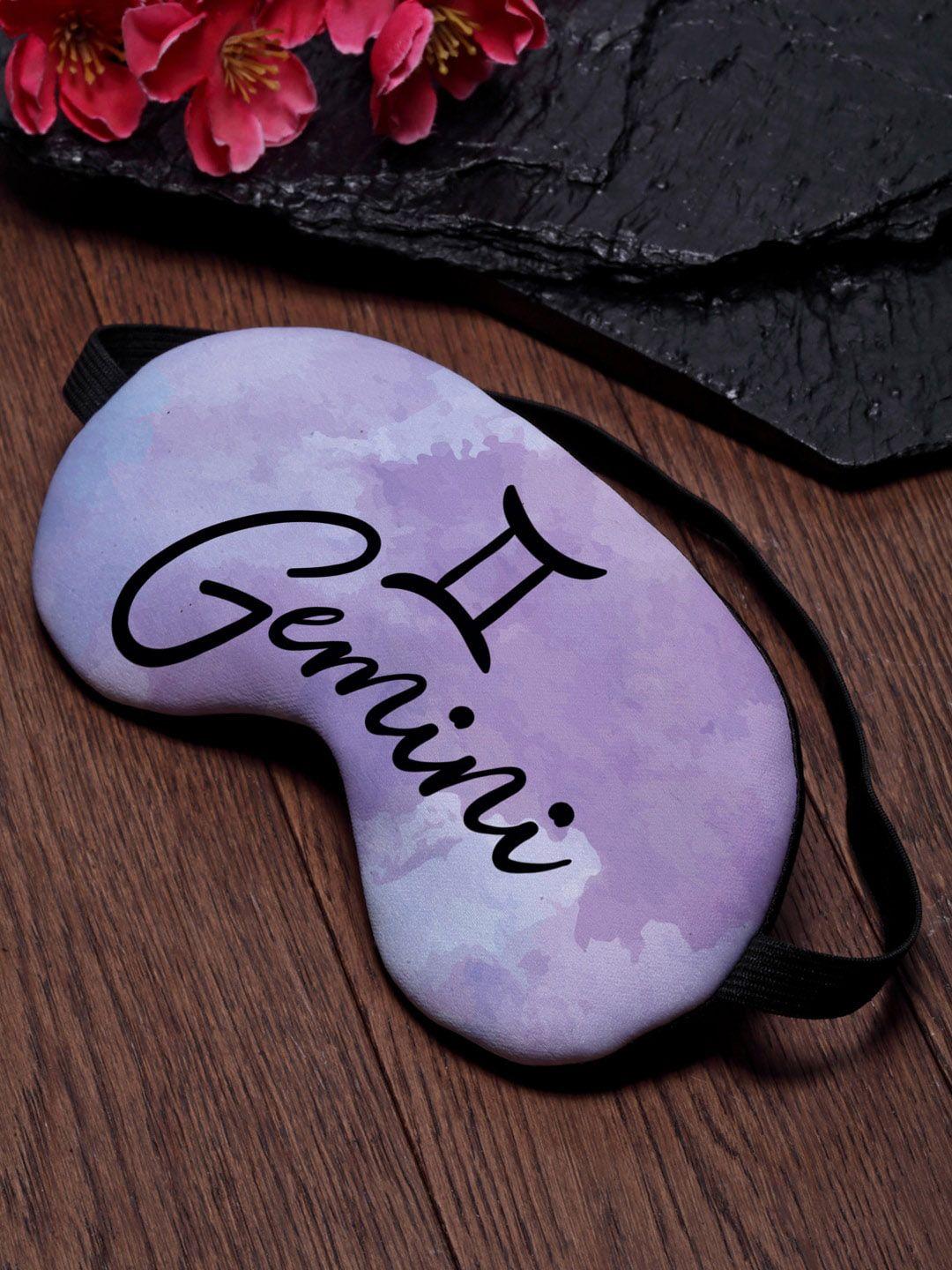 crazy corner gemini zodiac sign printed eye mask