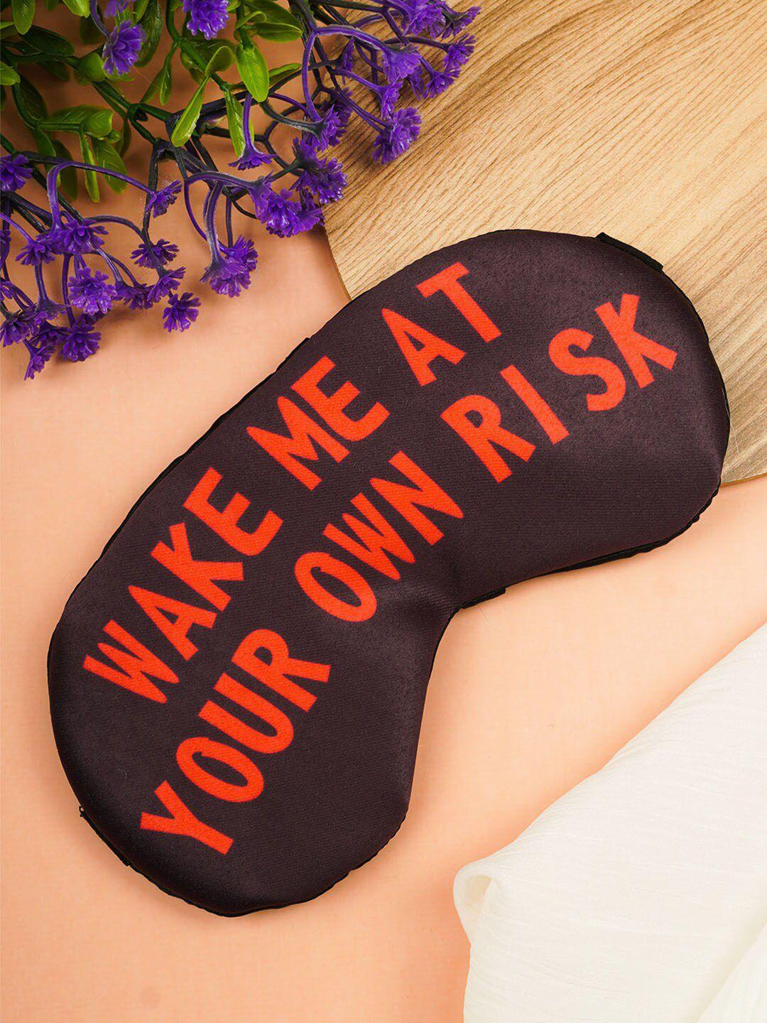 crazy corner printed eye mask