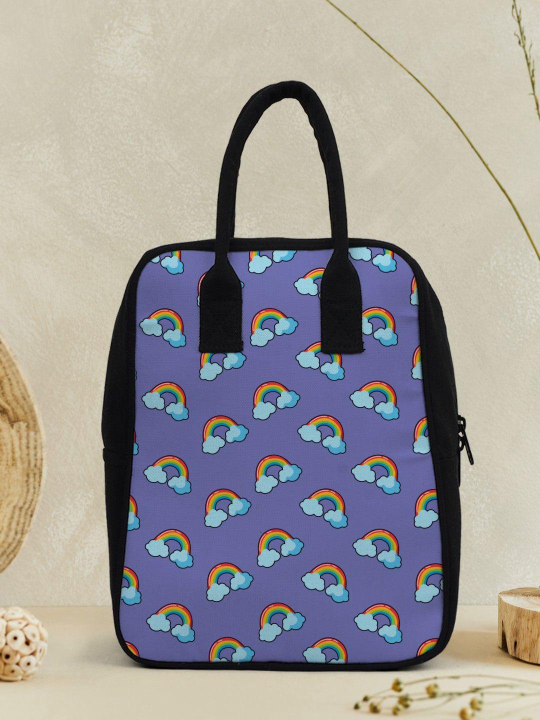 crazy corner printed lunch bag