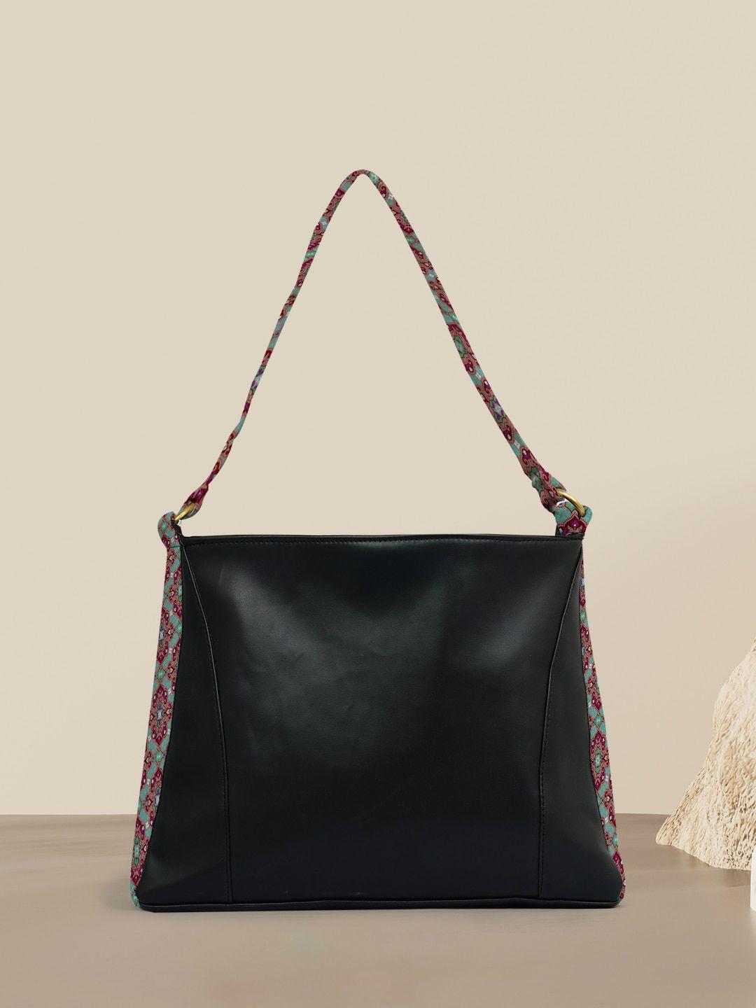 crazy corner structured shoulder bag