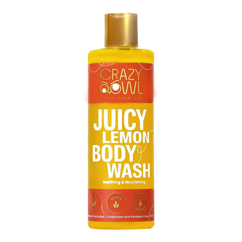 crazy owl your skin co. juicy lemon body wash soothing & nourishing