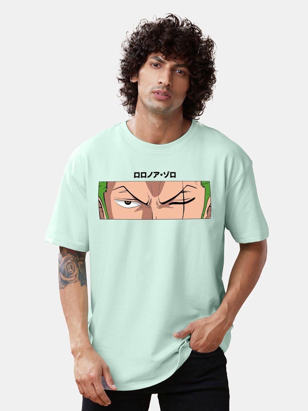 crazymonk unisex green printed t-shirt