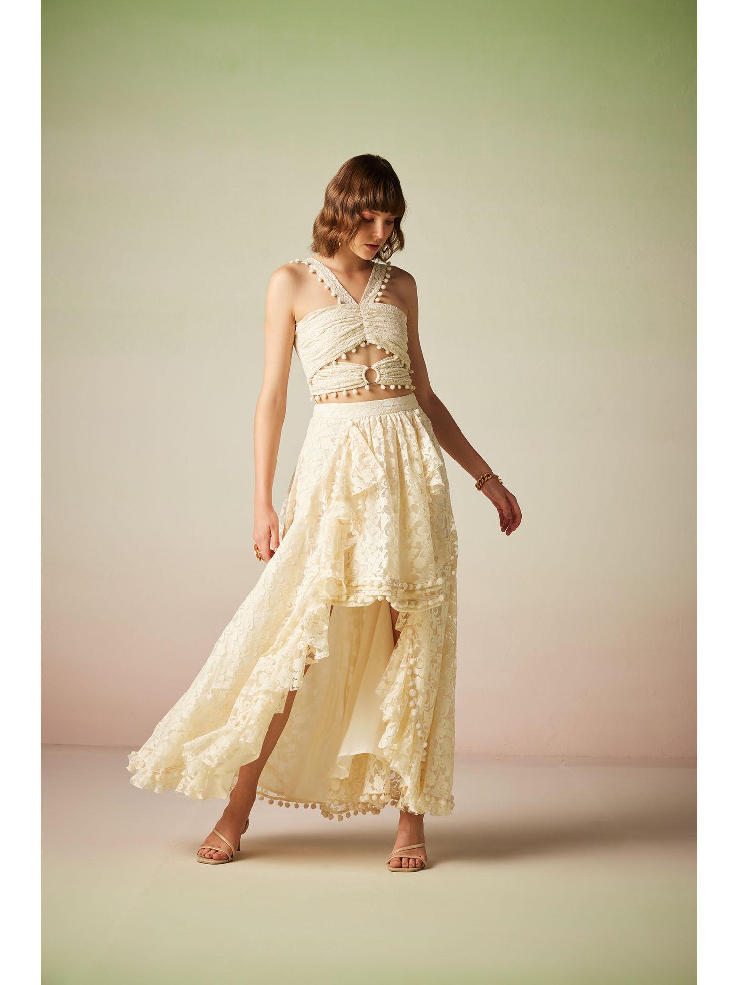cream-ace-detailing-asymmetrical-skirt